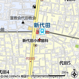 東京都世田谷区代田5丁目29周辺の地図
