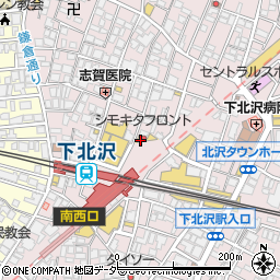 下北沢駅前歯科クリニック周辺の地図