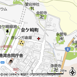 福井県敦賀市金ケ崎町周辺の地図