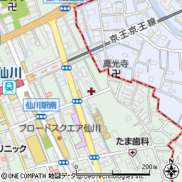 精進舎クリーニング周辺の地図