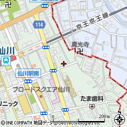 精進舎クリーニング周辺の地図