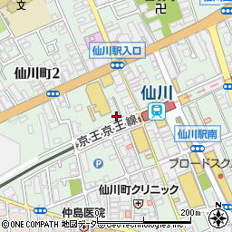 手打ち蕎麦 石はら 仙川店周辺の地図