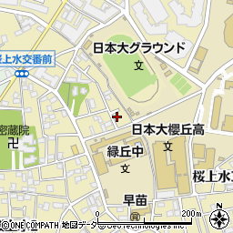 東京都世田谷区桜上水周辺の地図