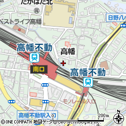 東京都日野市高幡周辺の地図