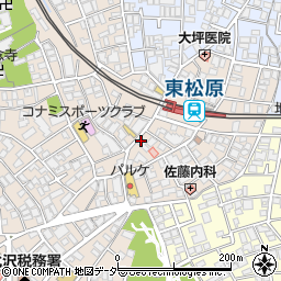 ファミリーマート東松原駅前店周辺の地図