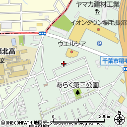 千葉県千葉市稲毛区長沼町150-17周辺の地図