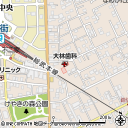 大林歯科医院周辺の地図