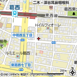 東京都江戸川区東葛西6丁目6-1周辺の地図