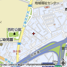 東京都調布市富士見町1丁目24-12周辺の地図