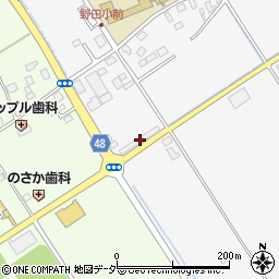 千葉県匝瑳市野手1203-1周辺の地図