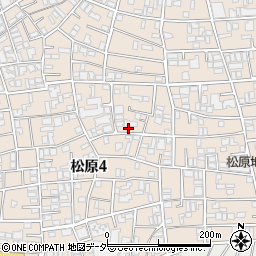 東京都世田谷区松原4丁目34-2周辺の地図