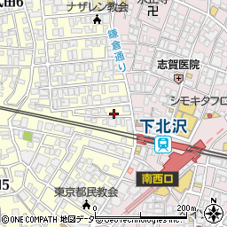 東京都世田谷区代田6丁目2-3周辺の地図