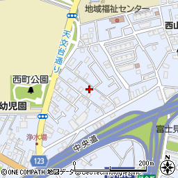 東京都調布市富士見町1丁目25-2周辺の地図