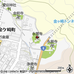 永覚寺周辺の地図