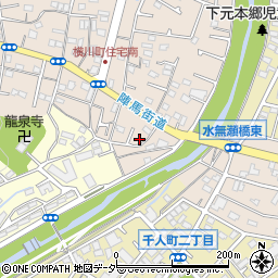 東京都八王子市横川町3周辺の地図
