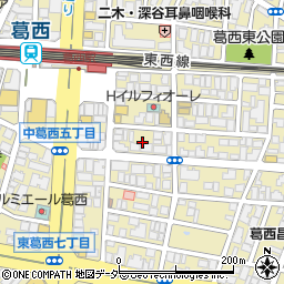 東京都江戸川区東葛西6丁目6周辺の地図