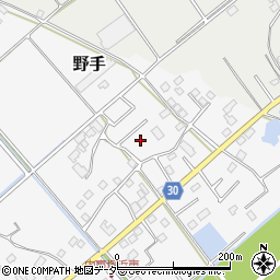 千葉県匝瑳市野手17102周辺の地図