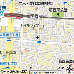 東京都江戸川区東葛西6丁目6-9周辺の地図