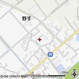 千葉県匝瑳市野手17146-1906周辺の地図