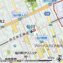 東京都調布市仙川町1丁目43周辺の地図