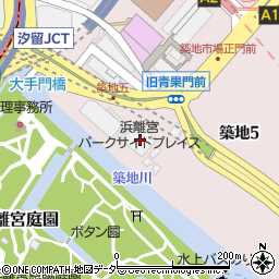 東京都中央区築地5丁目6-10周辺の地図