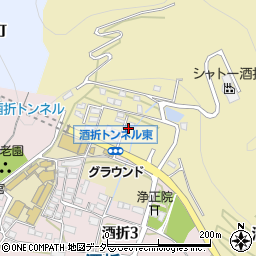 山梨県甲府市酒折町1347周辺の地図