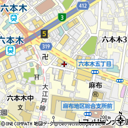 東京企業株式会社本社周辺の地図