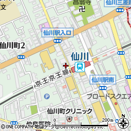 ローソン仙川駅前店周辺の地図