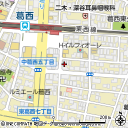 東京都江戸川区東葛西6丁目6-2周辺の地図