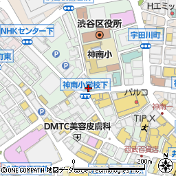 BAR TRIANGLE トライアングル 渋谷周辺の地図