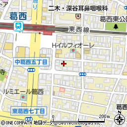 東京都江戸川区東葛西6丁目6-5周辺の地図