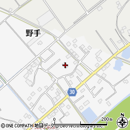 千葉県匝瑳市野手17101周辺の地図