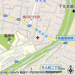 東京都八王子市横川町4周辺の地図