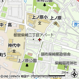 都営調布柴崎二丁目アパート集会室周辺の地図