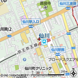 みずほ銀行調布仙川支店 ＡＴＭ周辺の地図