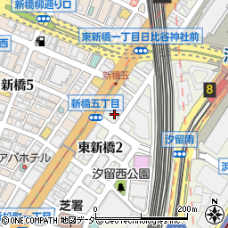 新橋汐留小林クリニック周辺の地図
