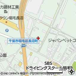 千葉県千葉市稲毛区長沼町132周辺の地図