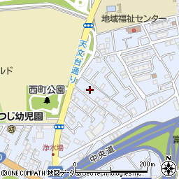 東京都調布市富士見町1丁目24周辺の地図