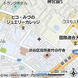 渋谷美竹ビル周辺の地図