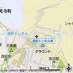 山梨県甲府市酒折町1340-5周辺の地図