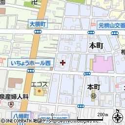 東京都八王子市本町21周辺の地図