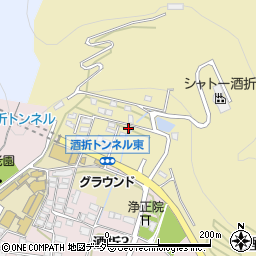 山梨県甲府市酒折町1347-11周辺の地図