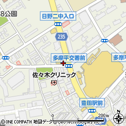 紀の國屋　多摩平本店周辺の地図