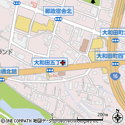 吉野家八王子大和田店周辺の地図