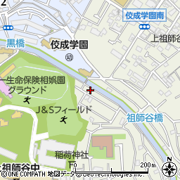 東京都世田谷区上祖師谷6丁目22-8周辺の地図