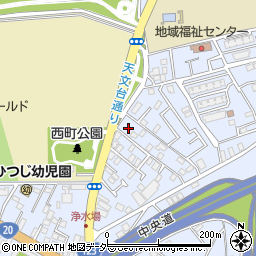 東京都調布市富士見町1丁目24-4周辺の地図