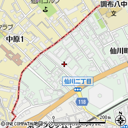 東京都調布市仙川町2丁目6周辺の地図