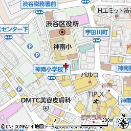 東京都渋谷区宇田川町4周辺の地図