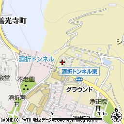 山梨県甲府市酒折町1340周辺の地図