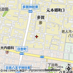 三和交通株式会社八王子営業所タクシー配車室周辺の地図